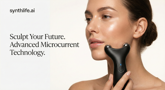 EMS Microcurrent Face Massager – Cordless Sculpting & Glow Tool | SynthLife